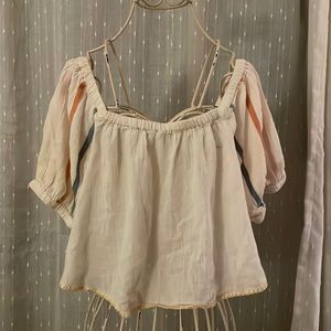 Urban outfitters off the shoulder crop top